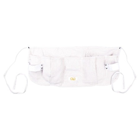 Tool Apron, Tool Apron, White, Canvas, 5 Pockets