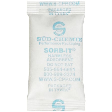 Desiccants, 0.082cuft, White, 3g, PK3000