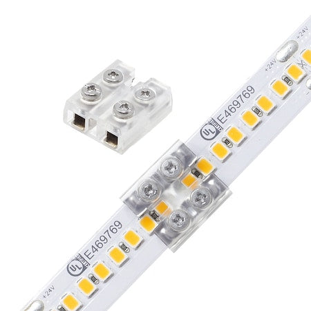 Tape Light Connector,12mm,Tape-Tape,25PK