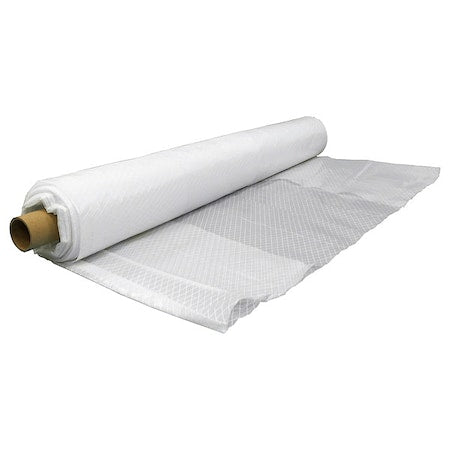 Reinforced Plastic, 100ft L, 20 ft W, Clear