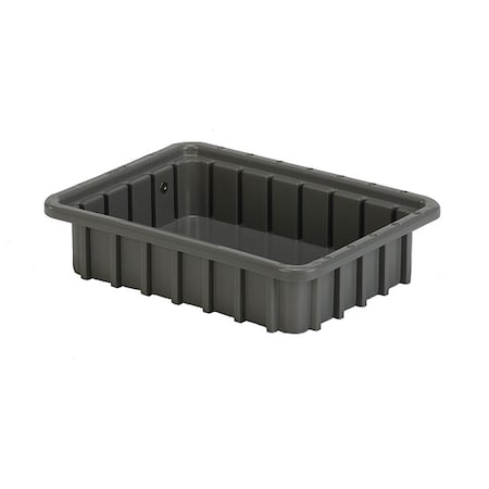 Polyethylene, Divider Box, Gray, 10 3/4 in L, 2 1/2 in H