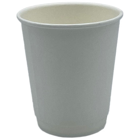 Disposable Hot Cup, 8oz, White, PK500