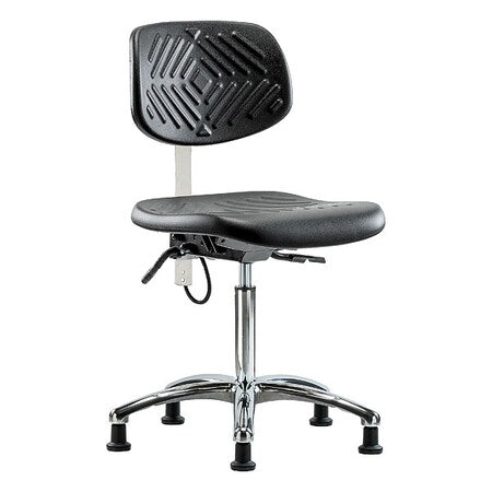 ESD Task Chair, No Arms, 20-1/2" to 28" Height, Black