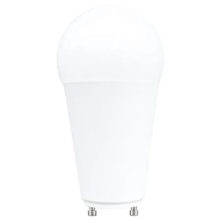 15 W, Compact LED Bulb, White, A19, 2700K Temp. Frosted, Dimmable
