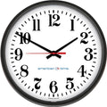 13-1/8" Times Face Style Wall Clock, Black