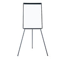 Dry Erase Board, Steel, 78 in, 26 1/2 in, Plastic Frame, White, Matte