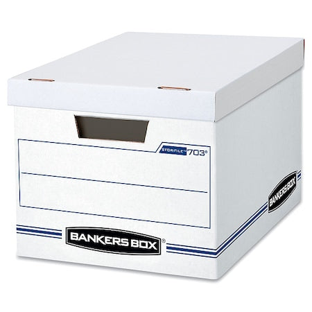 File Box, 2-Ply Cardboard End; 1-Ply Cardboard Side; 2-Ply Cardboard Bottom, 12.5" W, 16.25" D