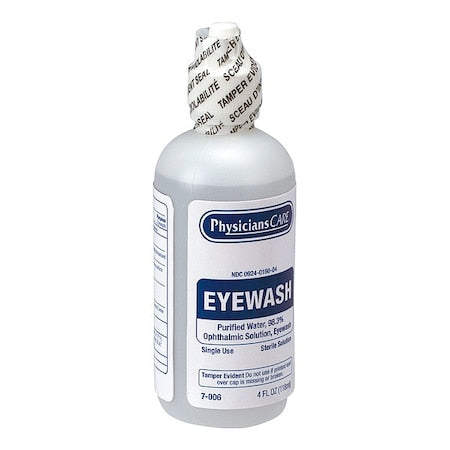 First Aid Kit Refill, Eye Wash, 4 Oz Bottle