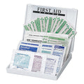 First Aid Kit and Housing, Plastic 33 Components, 5 People Served