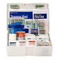 First Aid Kit, Serves 25 People, 80 Components, Plastic Case