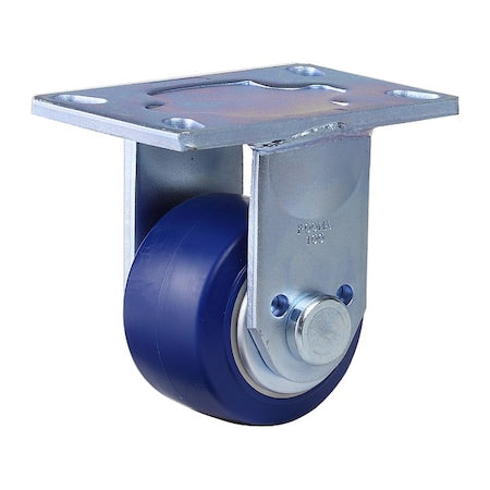 Plate Caster,Rigid,Polyurethane,145mm H
