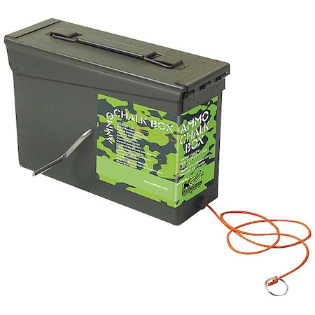Chalk Line Reel, 24 oz, Braided, 150 ft L