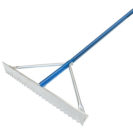 Mag Asphalt Rake, 24", Straight