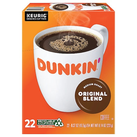 Coffee, Original, Pod, Caffeinated, Ground, 8.14 oz, 22 PK