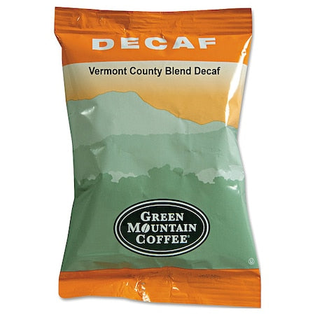 Coffee, Vermont Country Blend Decaf, Fraction Pack, Decaffeinated, Ground, 6.88 lb, 50 PK