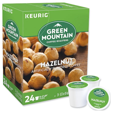 Coffee, Hazelnut, Pod, Caffeinated, Ground, 7.92 oz, 24 PK