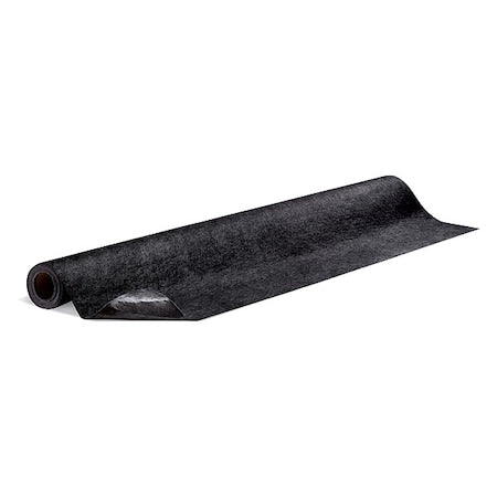 Sorbent Roll, 3 gal, 6 ft x 10 ft, Universal, Black, Polypropylene