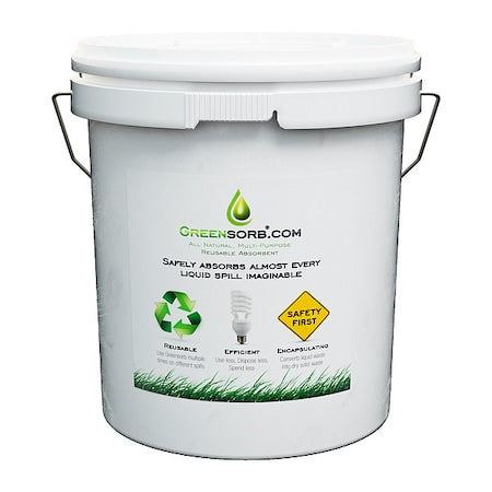 Granular Sorbent, Bentonite, Diatomaceous Earth, Montmorillonite, 10 lb lb, Pail, J1
