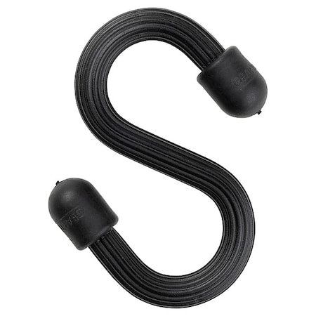 S Hook,Metal, Rubber Coated, 3 1/32 in L