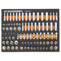 89 Piece 1/4 in Drive Master Metric Socket Set in Foam Storage Tray