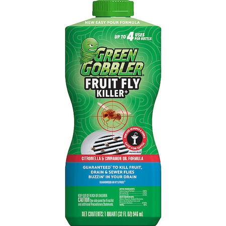 Fruit Fly Killer, 1 qt, Bottle, Liquid