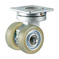Plate Caster,Swivel,Polyurethane,150mm H