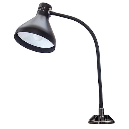 Task Light,Gooseneck,8.5 W,Black