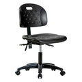 Ergonomic Chair Ergonomic Chair, No Arms, 17-1/4" to 22-1/2" Height, Polyurethane, Black