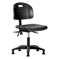 Ergonomic Chair Ergonomic Chair, No Arms, 17-1/4" to 22-1/2" Height, Polyurethane, Black