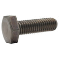 Grade B8, 1/2"-13 Heavy Hex Bolt, Plain Stainless Steel, 1 in L, 10 PK