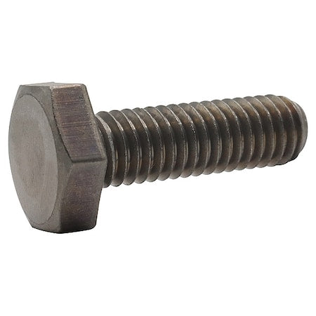 Grade B8, 1/2"-13 Heavy Hex Bolt, Plain Stainless Steel, 1 in L, 10 PK