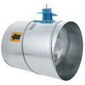 Bypass Damper, Gr/Rd/Steel, 8 in. Dia.