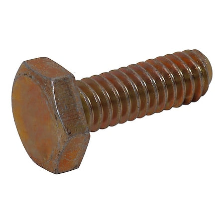 Grade 8, 3/4"-10 Hex Head Cap Screw, Zinc Yellow Steel, 2-1/2 in L