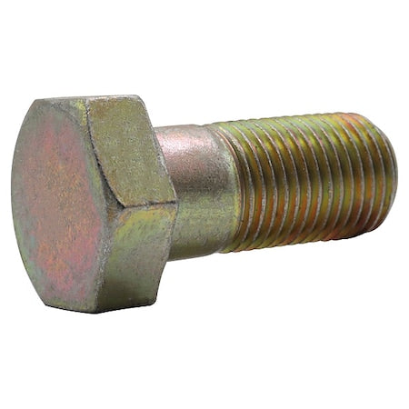 Grade 5, 3/8"-16 Hex Head Cap Screw, Cadmium Plated Steel, 1-3/4 in L, 5 PK