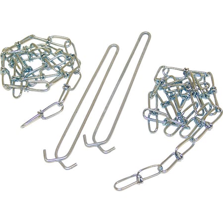 ChainHangingKit, Silver, 21/6inH, 36inL, PK2