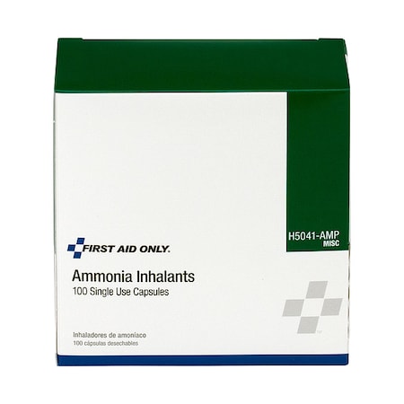 Ammonia Inhalants Ampoules, 0.3mL, 100/Box