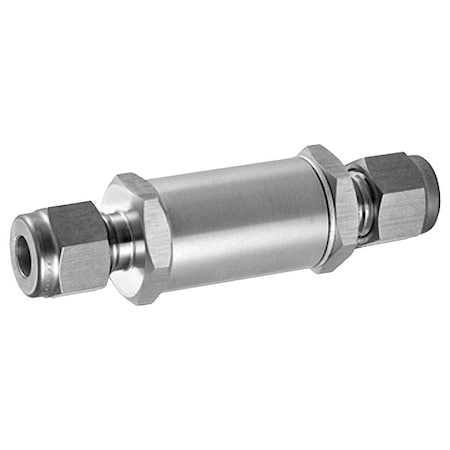 SSInlineStrainer,215/16inL,3,000psi