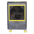 Portable Evaporative Cooler, 5,300 cfm, 1,600 sq ft, 15 gal, 1/3 hp, Direct