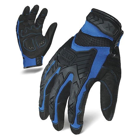 Impact Mechanics Glove, Blue/Black, S, PR