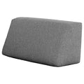 Sofa Back Pillow 36"", Grey Performance Fabric