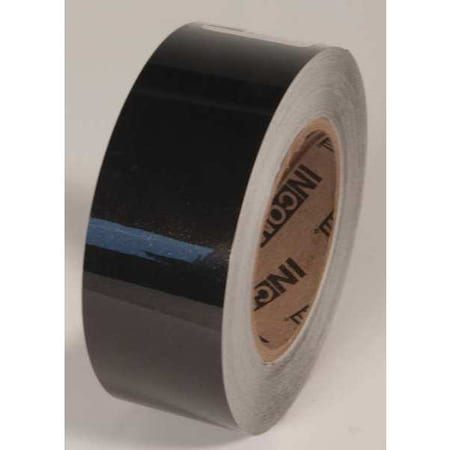 Tuff Mark Ultra Durable Floor Marking Tape Polyester Over Lamination Black, 2" W x 100 ft. L