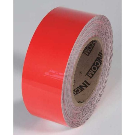 Tuff Mark Ultra Durable Floor Marking Tape Polyester Over Lamination Red, 2" W x 100 ft. L