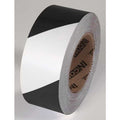 Tuff Mark Ultra Durable Floor Marking Tape Polyester Over Lamination Black/White, 2" W x 100 ft. L