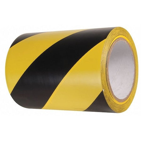 Floor Marking Tape vinyl 6 in W x 5.5 mil Thick
