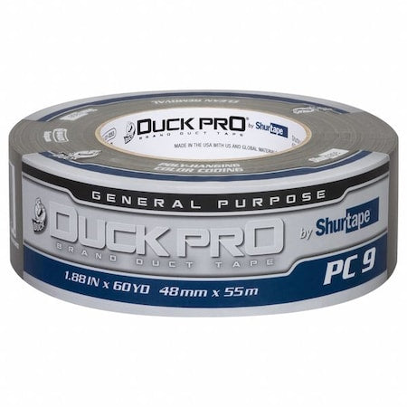 Duct Tape, Olive, 60-1/8 yd L, 1-7/8 in W