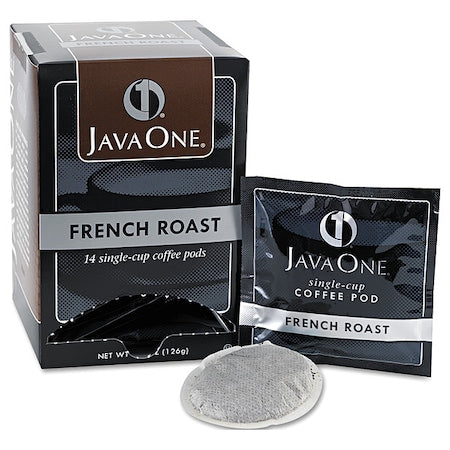 Coffee, French Roast, Pod, Caffeinated, Coffee, 0.3 oz, 14 PK