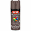 Spray Paint, Leather Brown, Gloss, Solvent, 12 oz