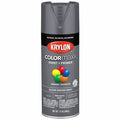 Spray Paint, Smoke Gray, Gloss, Solvent, 12 oz
