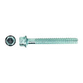Large Diameter Tapcon Concrete Screw, 3/4" Dia., Hex, 5 1/2 in L, Steel Zinc Plated, 10 PK