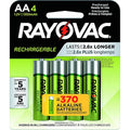 Precharged Recharg. Battery, AA, NiMh, PK4